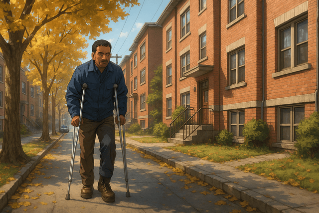 Illustration for Two weeks into a knee injury and I'm making progress — the pain is easing up, I'm being smarter about how I move through the building, and I'm.