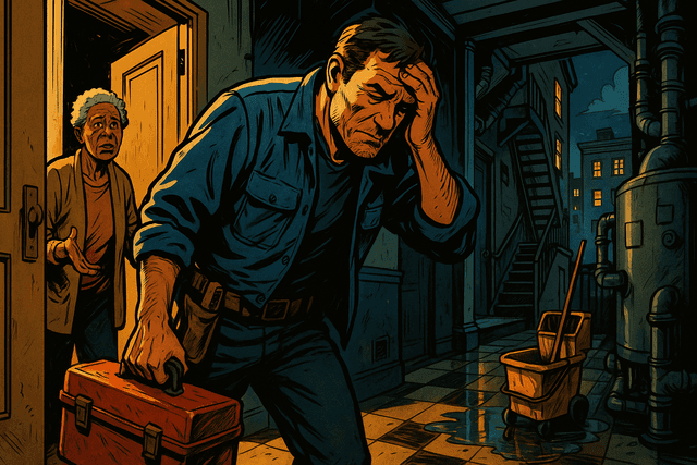 image of an emotionally tired superintendent